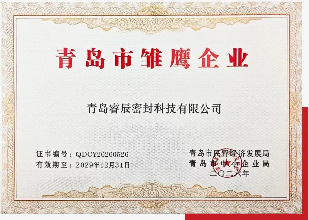 Η Qingdao Ruichen Sealing Technology Co., Ltd. έχει επιλεγεί ως 